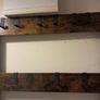 Walnut coat & shoe stand Image 4