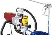 Airless Wall Paint Sprayer 1800W Electric Sprayer Gun Kit, 22Mpa Adjustable Spray Pressure with 15M Pipe for Wall &amp; Ceiling/Wood &amp; Metal Paint (FREE SHIPPING)