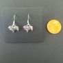 Irish Silver Sheep Earrings Image 2