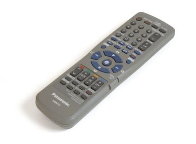 Genuine Panasonic N2QAKB000028 Grey TV/Television VCR/Video Recorder/Player Remote Control/Controller