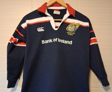 Munster Jersey. Official Canterbury Munster Rugby Alternate Jersey From 2002. Ultra Rare Jersey With Officially Modified Crest.