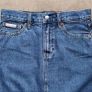 Calvin Klein Classic Mid-Blue Denim Mini Skirt UK 8/10/W26 Image 5