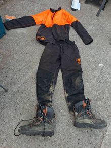 chainsaw safety gear and boots