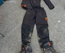 chainsaw safety gear and boots