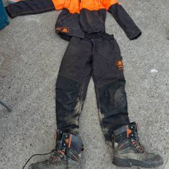 chainsaw safety gear and boots