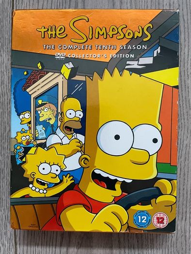 The Simpsons complete tenth season dvd boxset