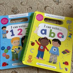 Wipeable writing books