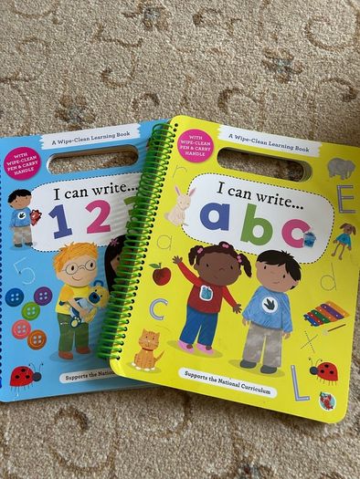 Wipeable writing books