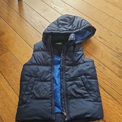 sleeveless coat  kids Xs benetton