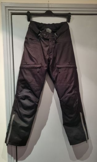 Alpinestars AST-1 V2 WP Motorcycle Trousers Black