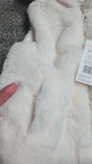 girls f&f fluffy gilet 18-24
