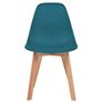 Dining Chairs 4 pcs Turquoise Plastic Image 2