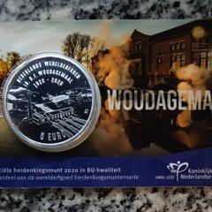 Netherlands 5 Euro Base Metals (Silver Plated) Brilliant Uncirculated Coin 2020 - Woudagemaal