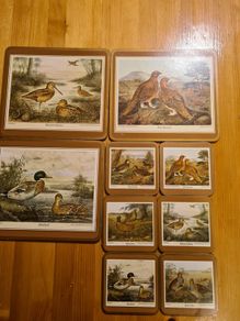 Coasters.GAME BIRD THEME.  For Use Or Display.