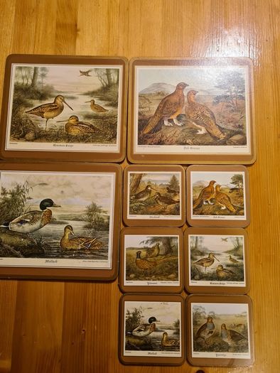 Coasters.GAME BIRD THEME.  For Use Or Display.
