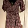 Floral Asymmetrical Hem Dress Wednesdays Girl Size XS Image 3
