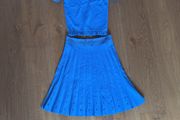 Sandro blue skirt/ top set size 2 (10)