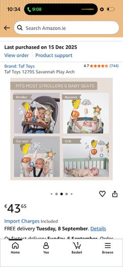 Car seat toy
