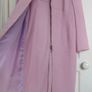 Karen Millen Dusky Pink Suede Effect Collarless Coat Image 10