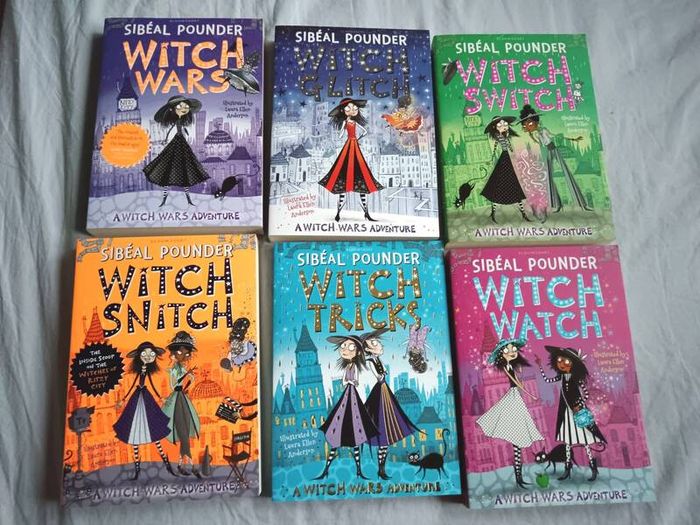 Witch Wars Adventures Series 6 Books Collection Set by Sibeal Pounder