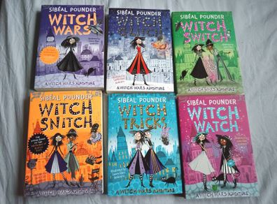 Witch Wars Adventures Series 6 Books Collection Set by Sibeal Pounder