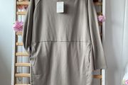 dress bnwt casual hooded dress size small 10/12 khaki marina gigli