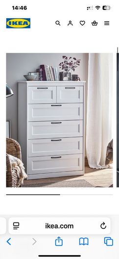 Ikea Songesand Chest Of 6 Drawers