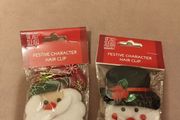 2 packs x festive hairclips