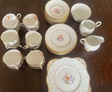 Vintage Tuscan Fine Bone Tea Set - 12 settings