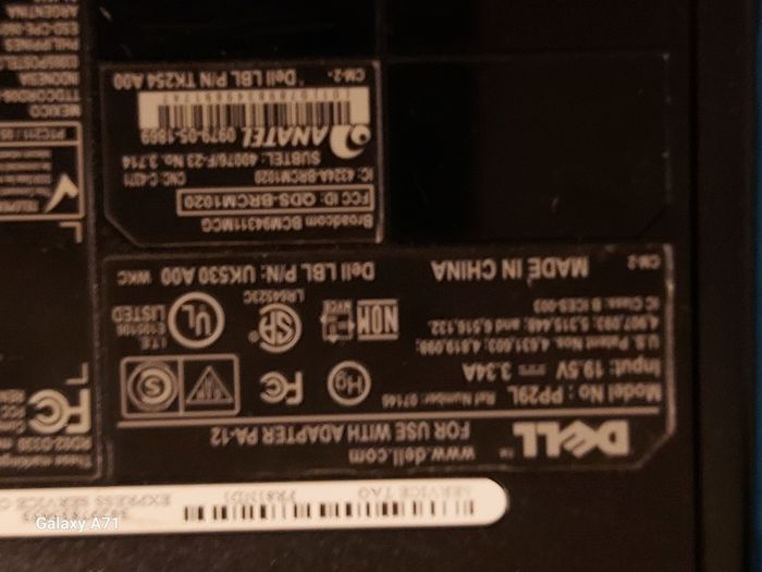 Dell Inspiron 1525, Model PP26L, Windows 7 Professional, 3GB Ram, 250GB HDD, Intel Pentium Dual CPU T2330 1.6GHz, Firefox, Opera, Chrome, and VLC