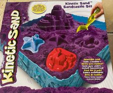 Purple kinetic sand