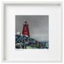 The Rocks at Poolbeg Lighthouse, Large Framed Print by Helen Mathews Image 3