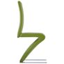 Dining Chairs with Zigzag Shape 6 pcs Green Faux Leather Image 4