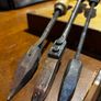 Three Antique Copper Soldering Irons Image 5