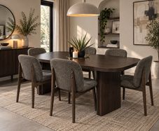 Scandinavian Oak Dining table, Ex Display Like New