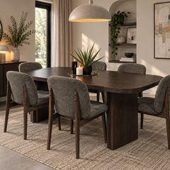 Scandinavian Oak Dining table, Ex Display Like New
