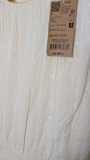 Monoprix Cream Dress (UK6/8)