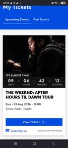 Weekend 2 x Tickets for Sunday 23rd of August