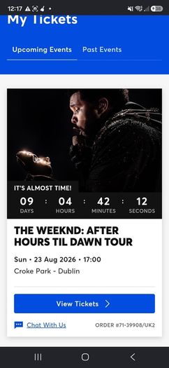Weekend 2 x Tickets for Sunday 23rd of August