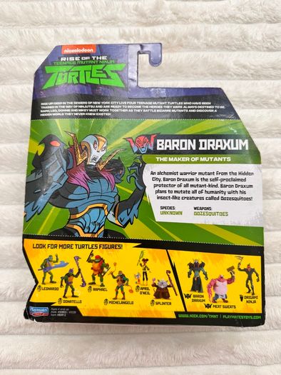 Rise Of The Teenage Mutant Ninja Turtles TMNT Baron Draxum Figure PLease see photos
