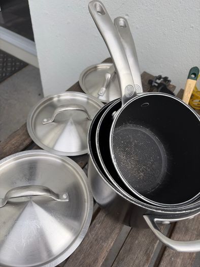 Circulon saucepans