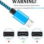 Micro USB Cable 2M 3Pack Android Charger Cable Braided Android Charger Lead Fast Charging Cable for Samsung Galaxy S6 S7 Edge S5 A6 J3 J4 plus J5 J6 J7,Huawei LG Lenovo Moto E5,Tablet,PS4 Image 2