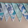 Dinosaur buntings . Blue and pink Image 9
