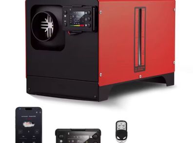 NEW ALL IN ONE 8kw smart Bluetooth app 12v diesel heaters ,Power supply 20 euro extra
