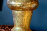 Art nouveau "Loetz" Candia Mimosa Vase