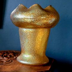 Art nouveau "Loetz" Candia Mimosa Vase
