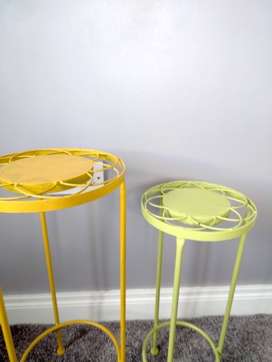 Steel Plant Stand Set of x2