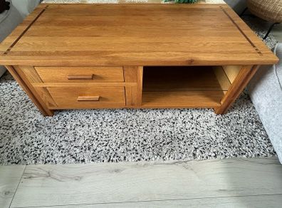 Oak-Finish TV Unit