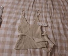 ribbed knit top from zara