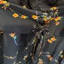 Pretty Little Thing black floral corset dress size 16 - New Image 2